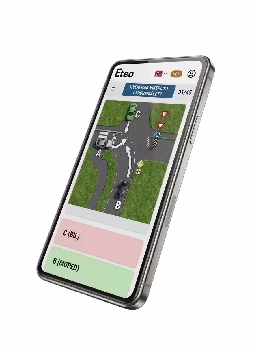 Funktioner, der gør dig klar til den danske teoriprøve